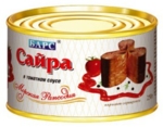 Сайра в том.соусе "Барс"250г.