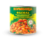 Фасоль белая в томатном соке"Кормилица"400г.